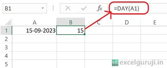 Excel-DAY-Function-Example-1 Excel DAY Function