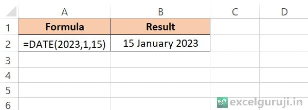 Excel-Date-Function-Example-1