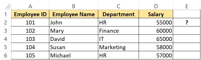 Excel Online Test 4 Q4