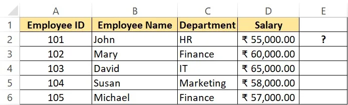 Excel Online Test 4 Q8