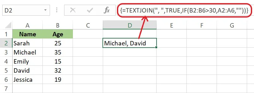 Excel-TEXTJOIN-Function-Example-2 Excel TEXTJOIN Function Example 2