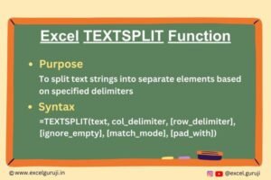 Excel TEXTSPLIT Function: Exploring a Hidden Gem for Mastery, Pro Tips ...