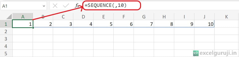 Excel-SEQUENCE-Function-Example-1-1