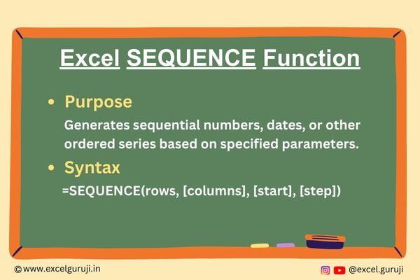 Excel-SEQUENCE-Function