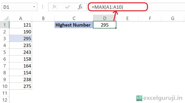 Excel-MAX-Function-Example-1