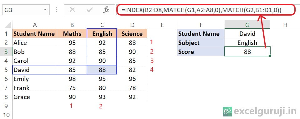 Excel-INDEX-Function-Example-3