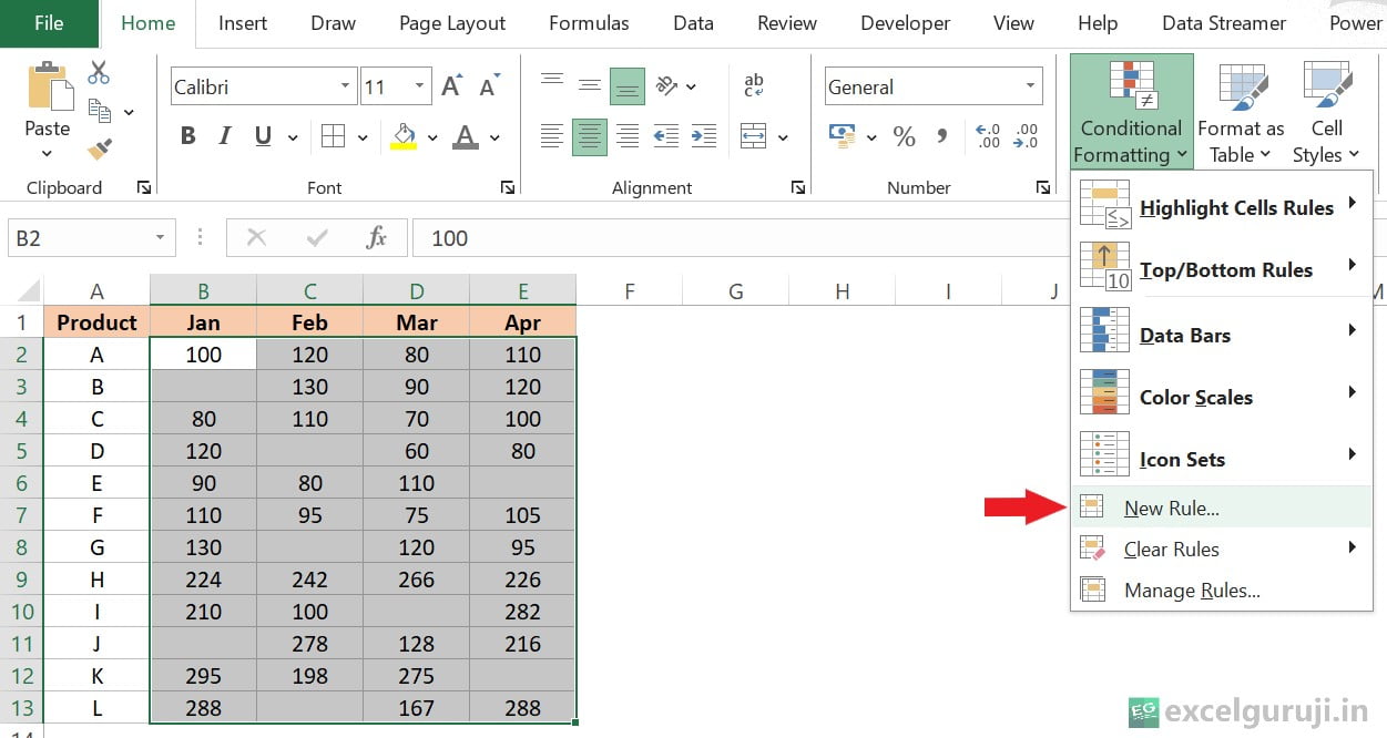 Excel ISBLANK Function Example 5