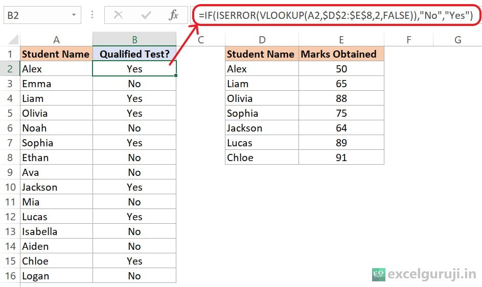 Excel-ISERROR-Function-Example-4