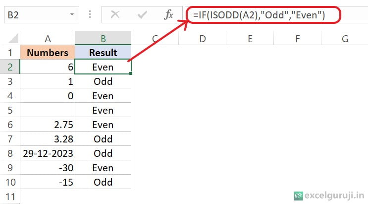 Excel-ISODD-Function-Example-2