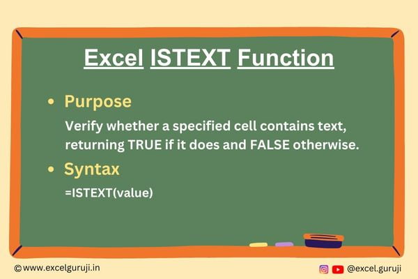 Excel-ISTEXT-Function