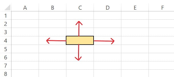 Excel-OFFSET-Function-Example-1