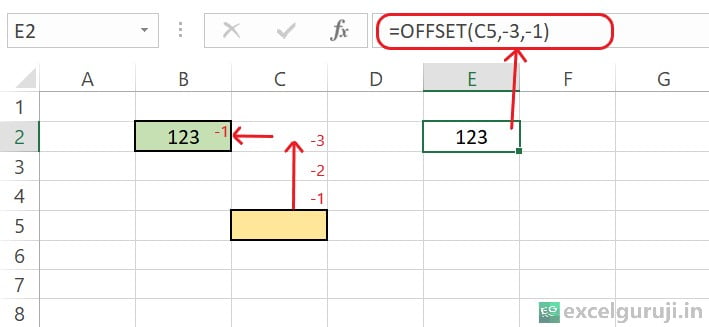 Excel-OFFSET-Function-Example-4