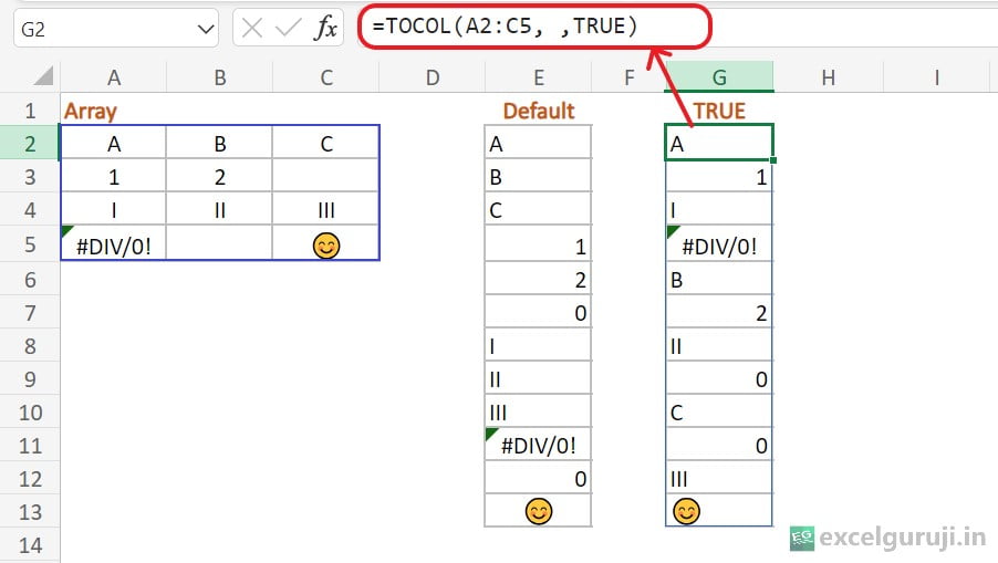 Excel-TOCOL-Function-Example-5