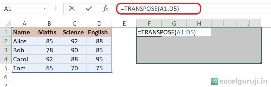 Excel-TRANSPOSE-Function-Example-5