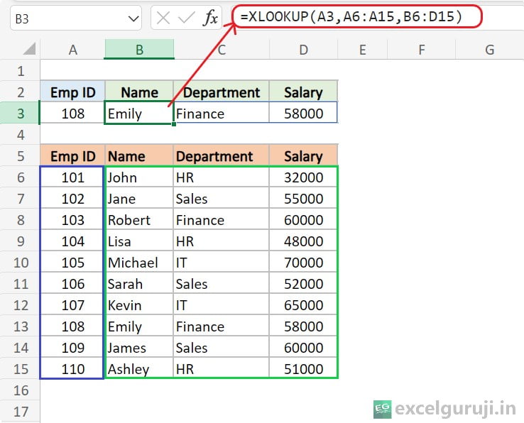 Excel-XLOOKUP-Function-Example-3