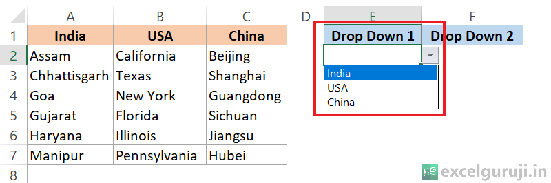 How to Create a Drop Down List in Excel Dependable 4