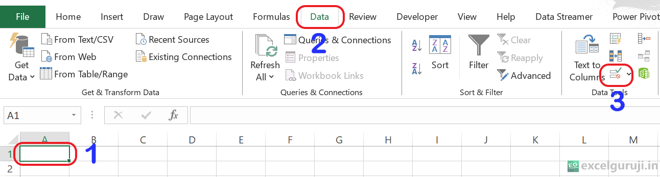 How to Create a Drop Down List in Excel Manually Choice 1