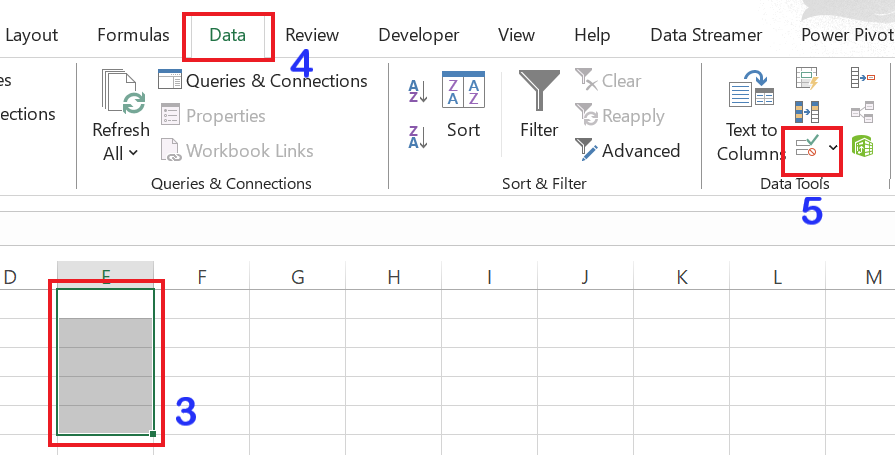 How to Create a Drop Down List in Excel Name Range 2